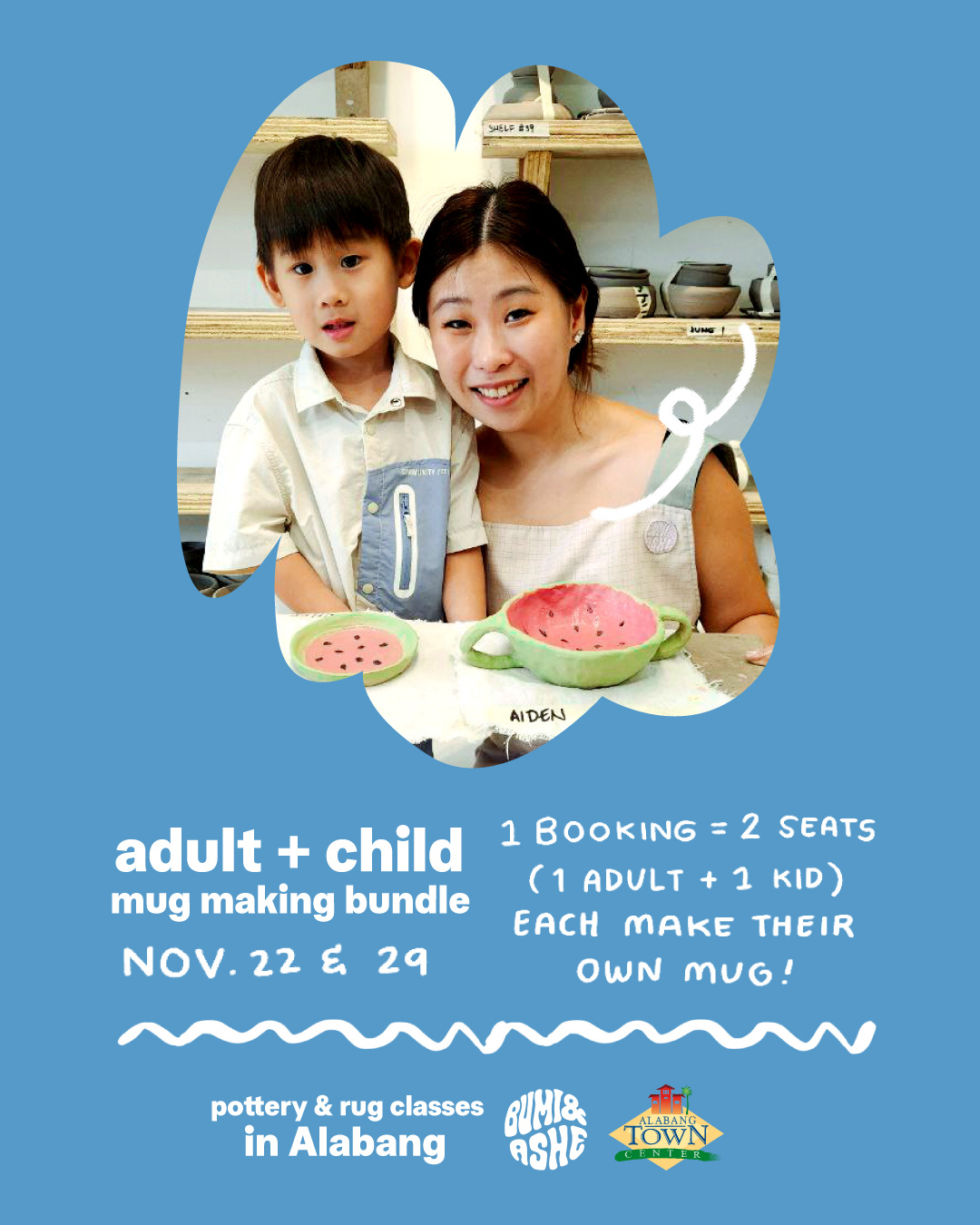 Pottery & Rug Classes at Alabang Town Center, Town Plaza
