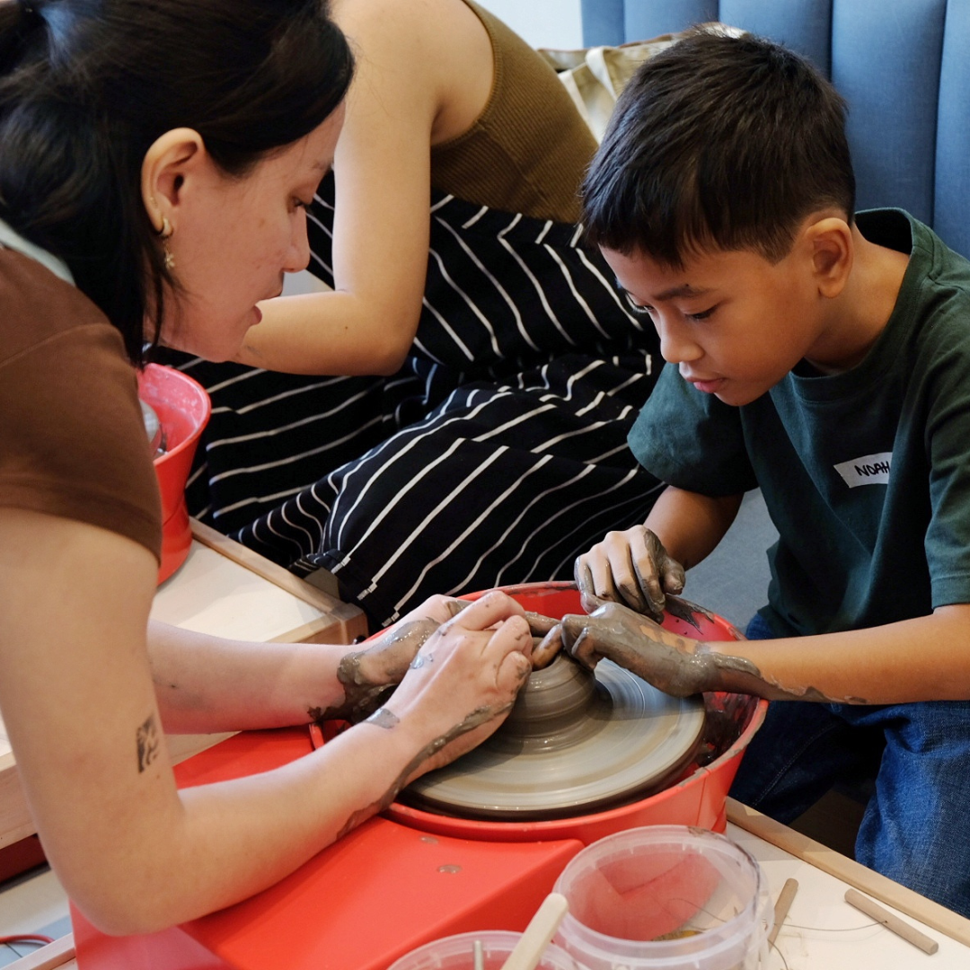 Kid+Adult Pottery Class Bundle 📍Cubao studio