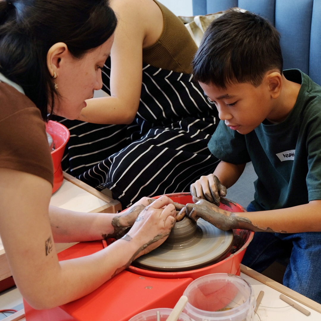 Kid+Adult Pottery Class Promo Bundle (Beginner-friendly)