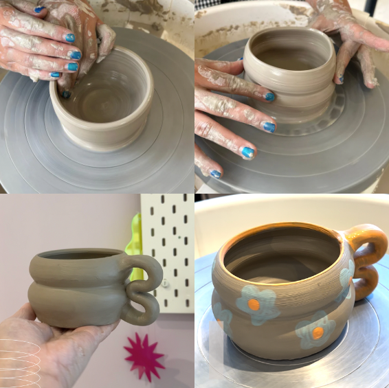 Mug Making on the Wheel