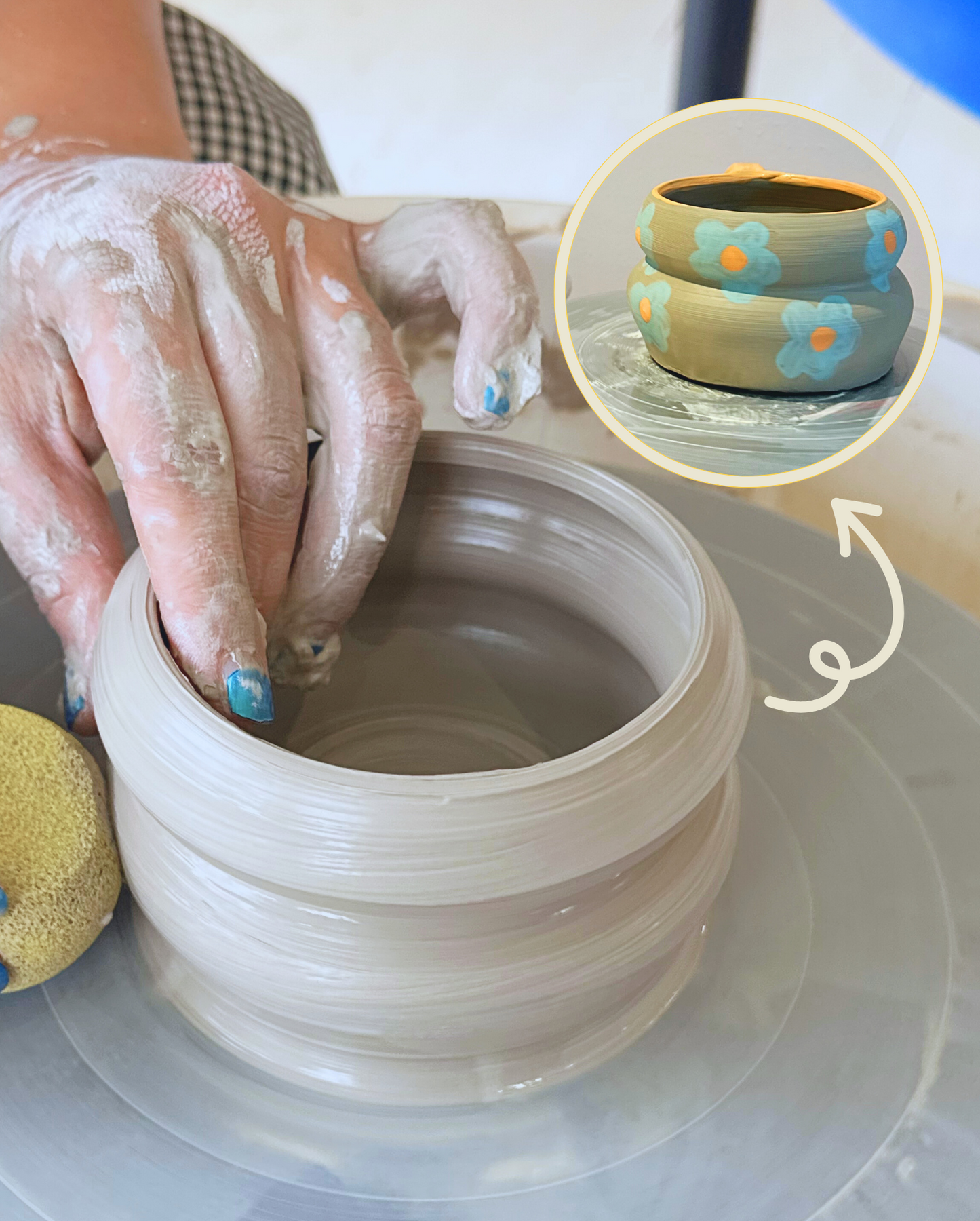 Mug Making on the Wheel