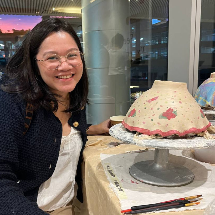 Pottery and Rug Tufting at Mitsukoshi BGC