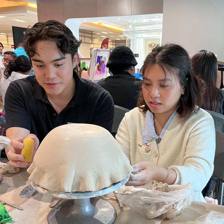 Pottery and Rug Tufting at Mitsukoshi BGC