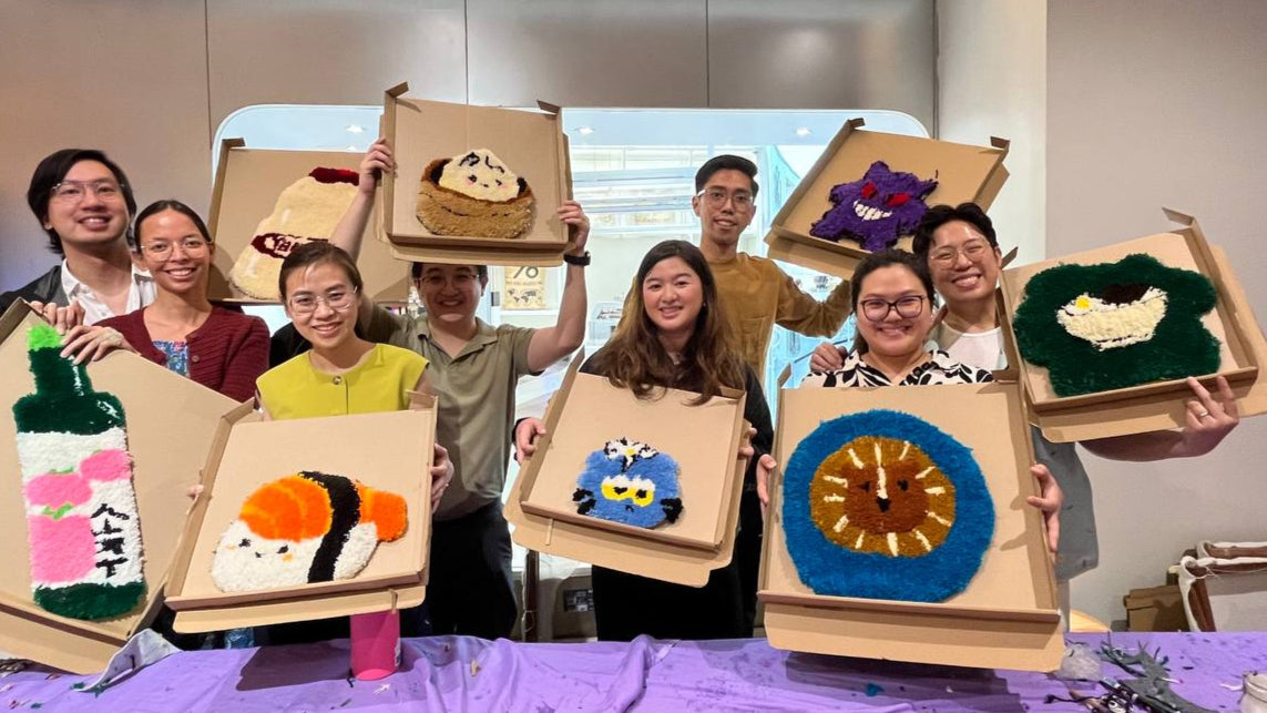 Pottery and Rug Tufting at Mitsukoshi BGC