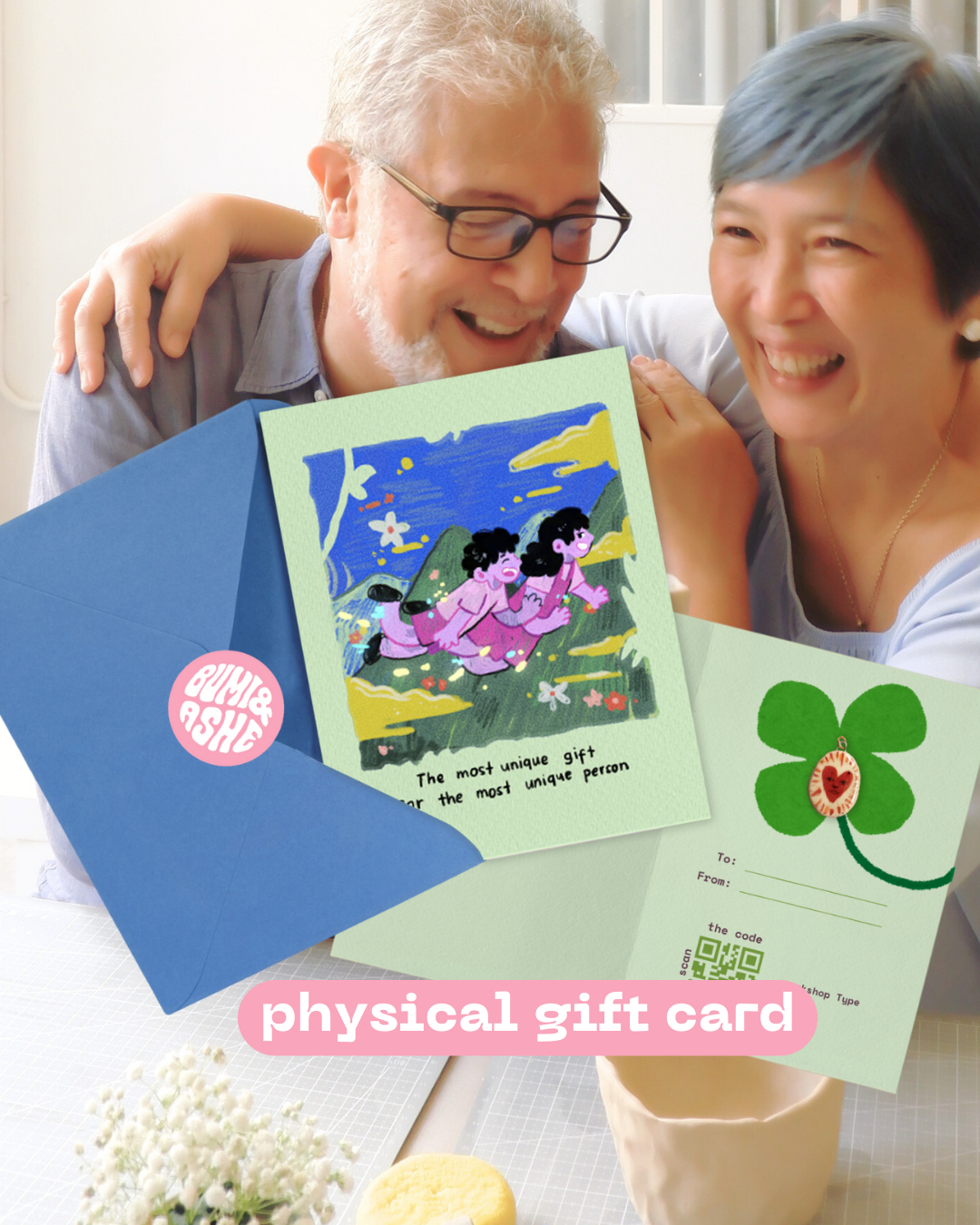 Physical Gift Cards for Workshops