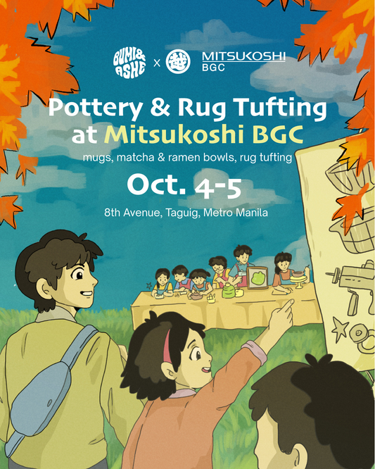 Pottery & Rug Making at Mitsukoshi BGC