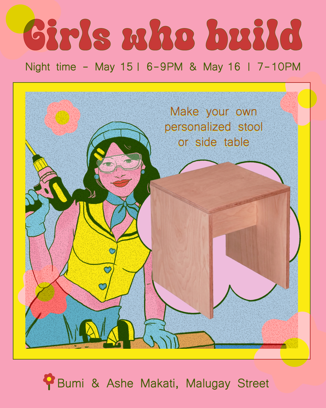 Girls Who Build: Furniture Making Class