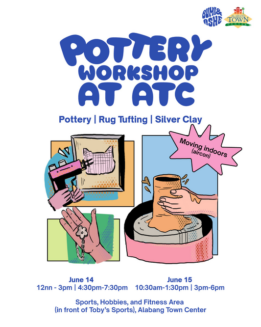 Pottery, Rug Making, and Jewelry Making at ATC, Sports, Hobbies, and Fitness Area (in front of Toby's Sports).