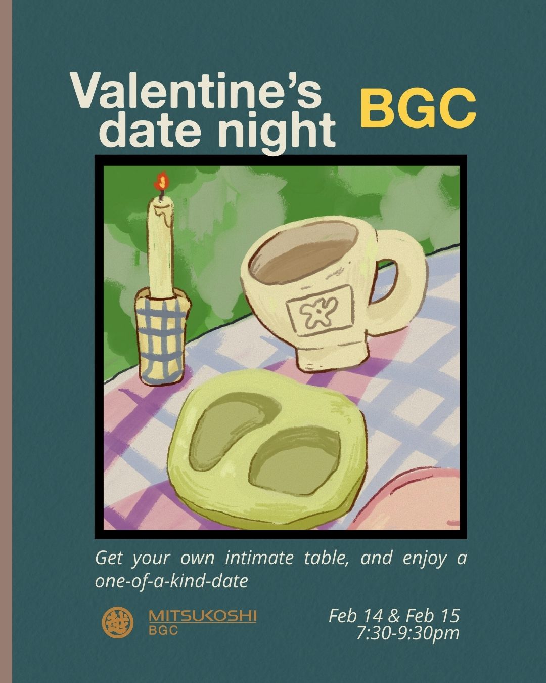 Valentine's Date Night at Mitsukoshi BGC for 2