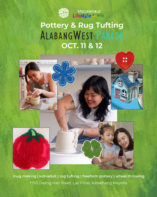 Pottery and Rug Tufting in Alabang West Parade