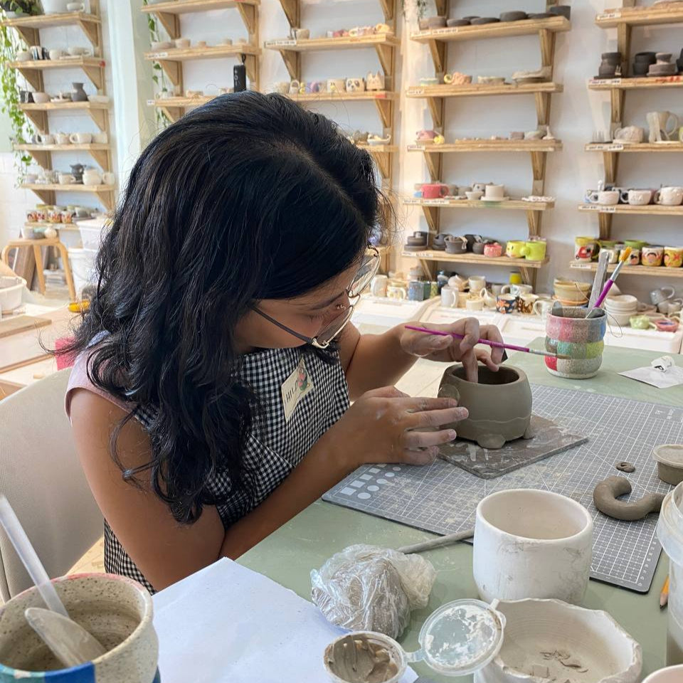 Mug Making at Siesta Horchata Cafe, Scout Santiago QC