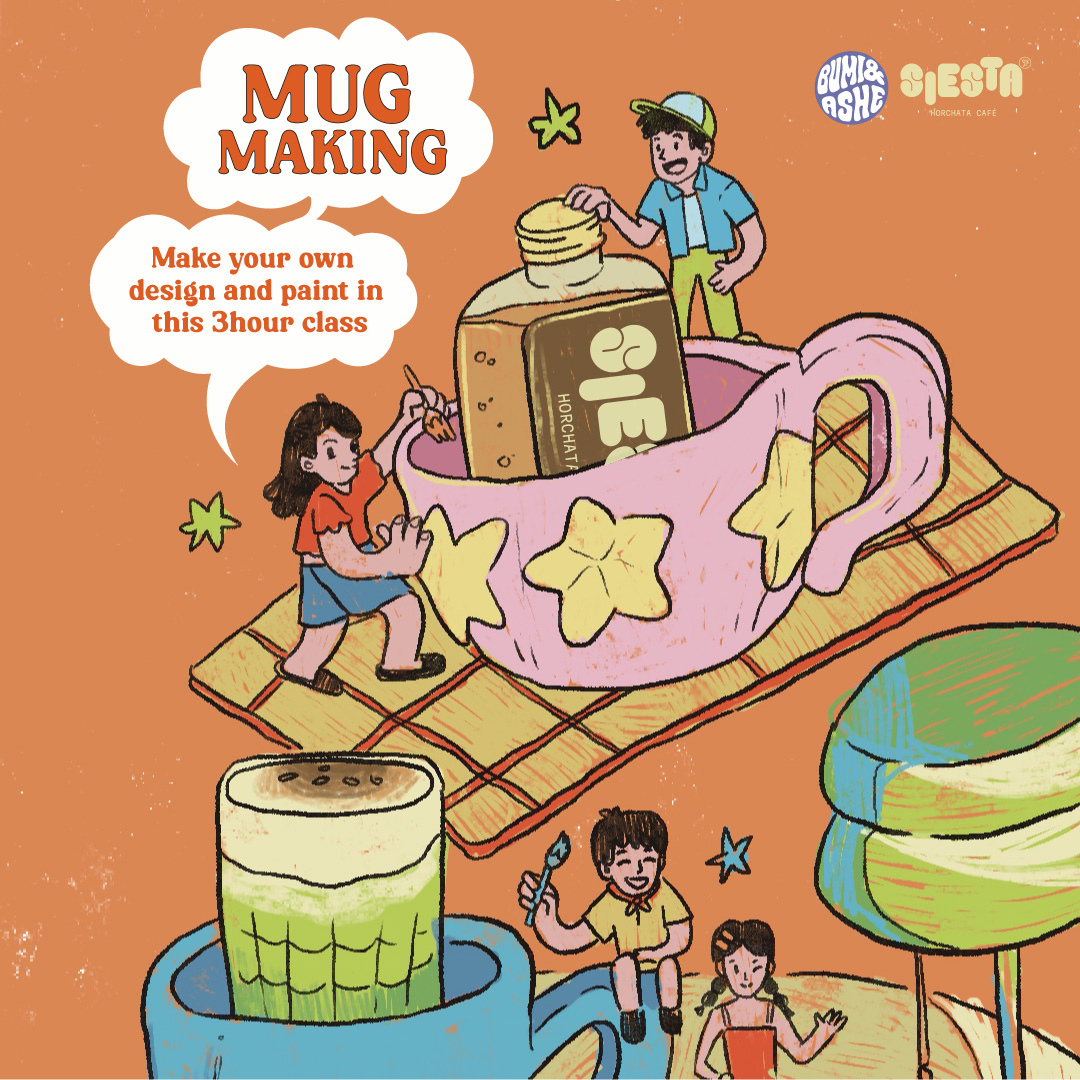 Mug Making at Siesta Horchata Cafe, Scout Santiago QC