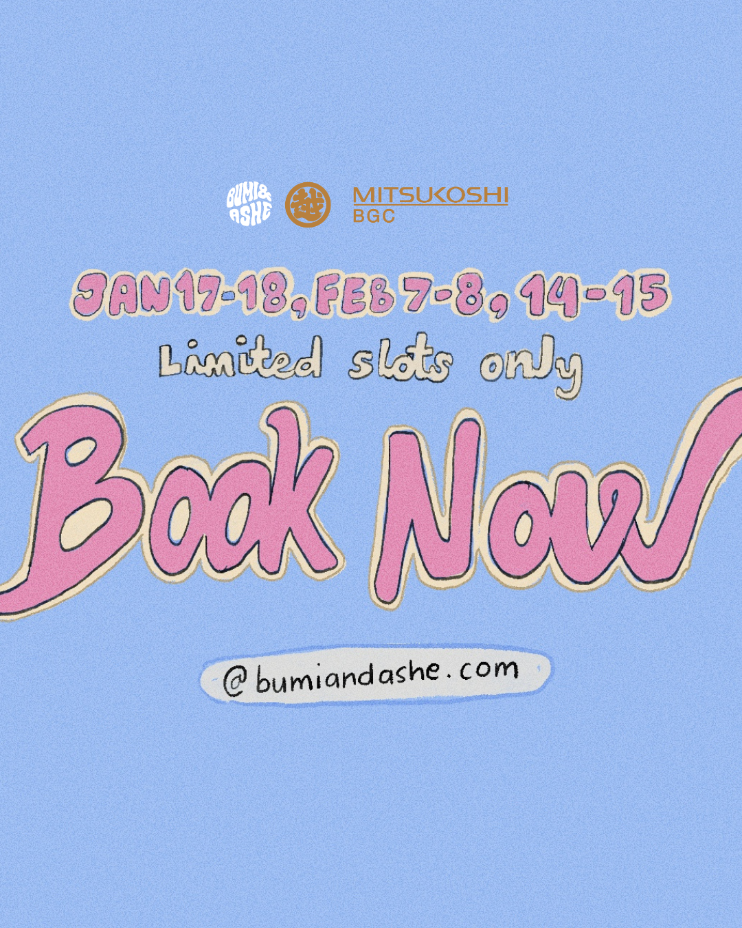 Pottery, Tufting & Bronze Gold Jewelry Workshops at Mitsukoshi BGC