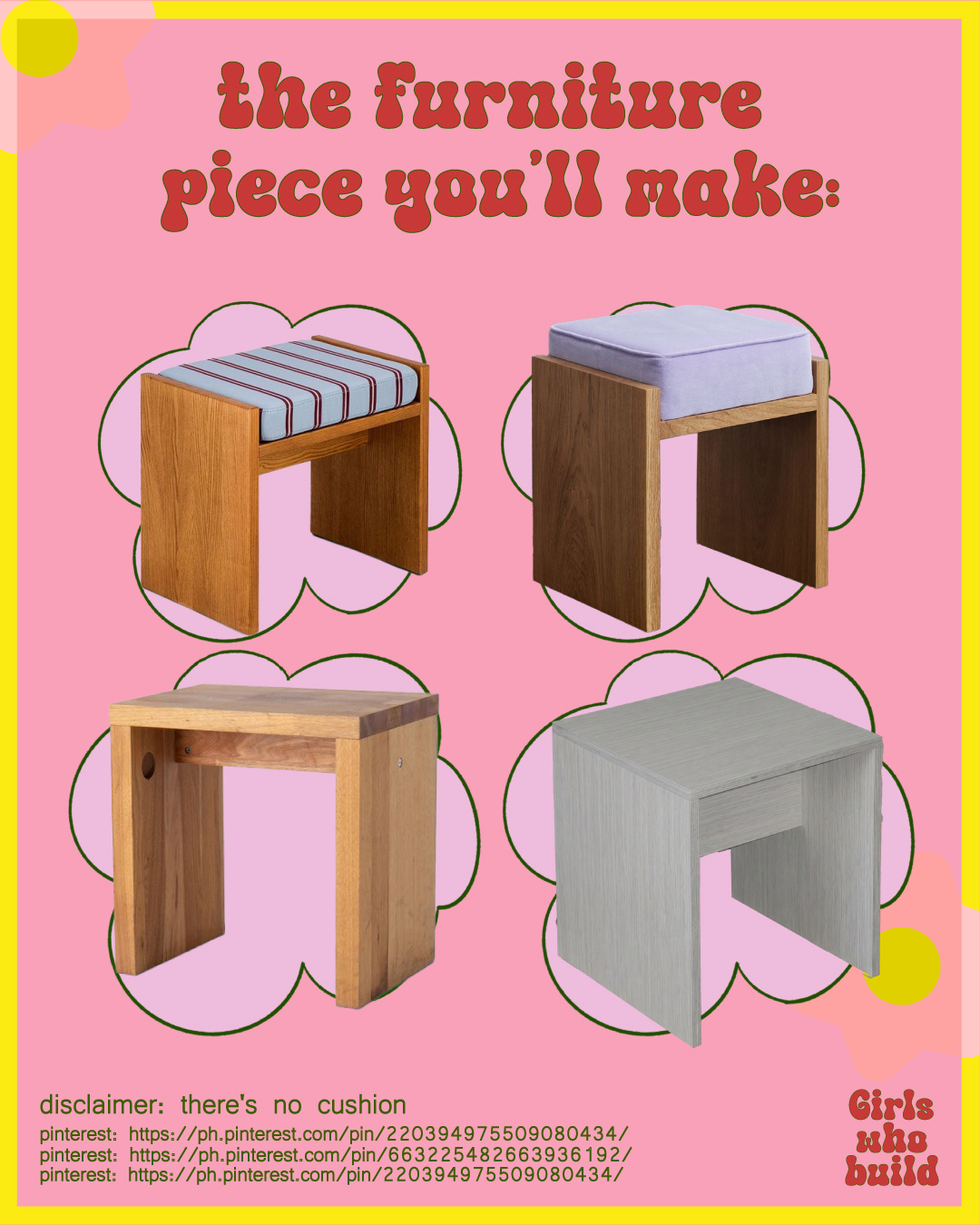 Girls Who Build: Furniture Making Class