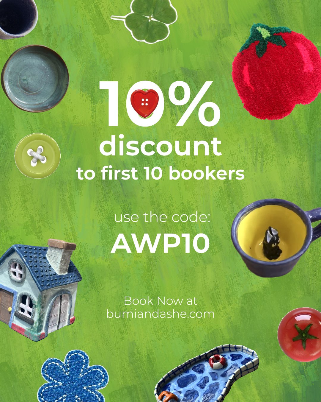 Pottery and Rug Tufting in Alabang West Parade