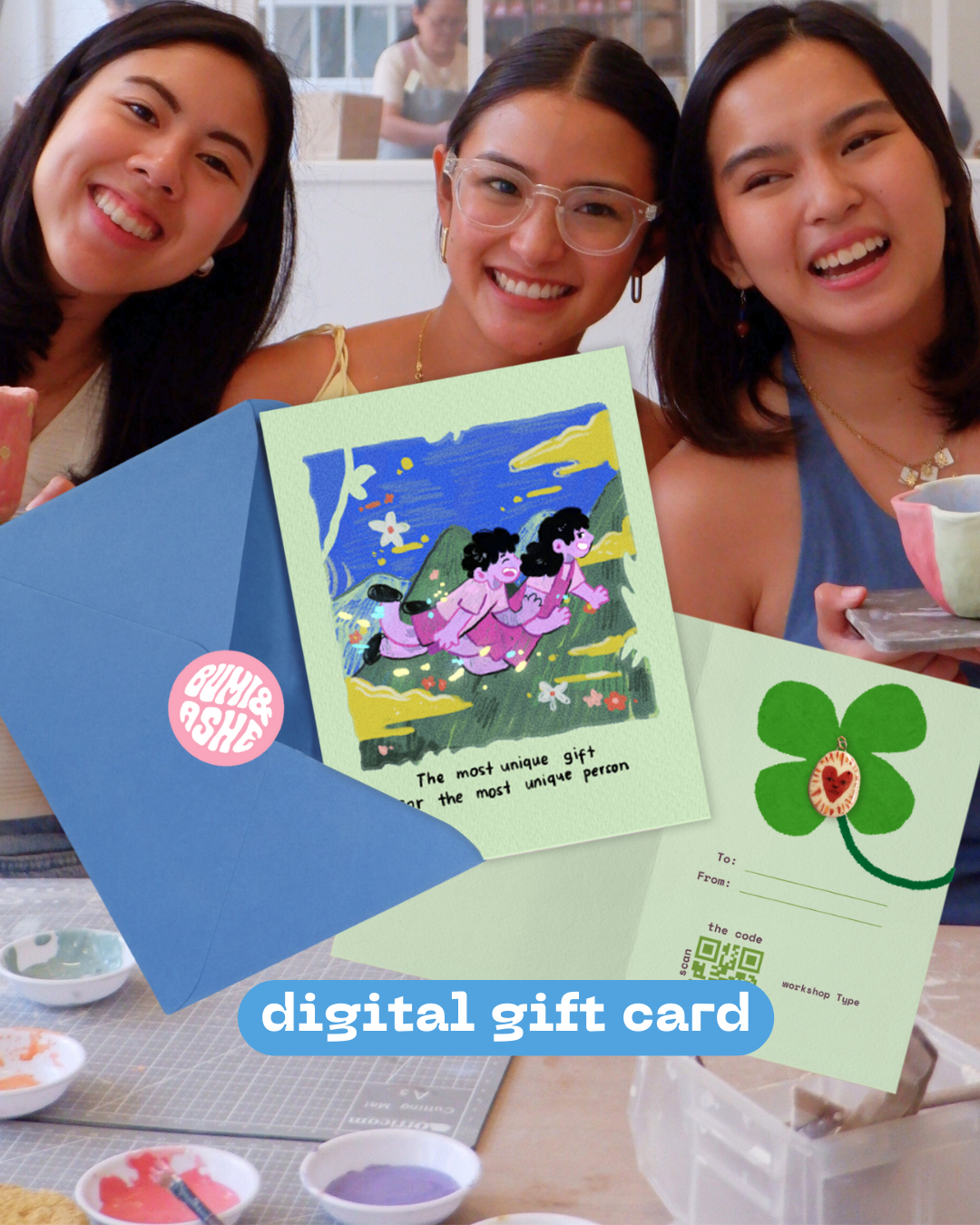 Digital Gift Cards for Workshops