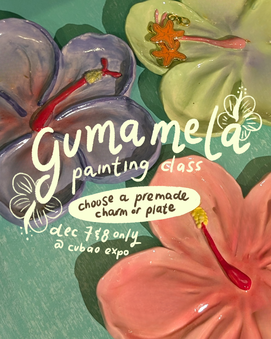 Ceramic Gumamela Painting & Airbrush Workshop [December Exclusive]