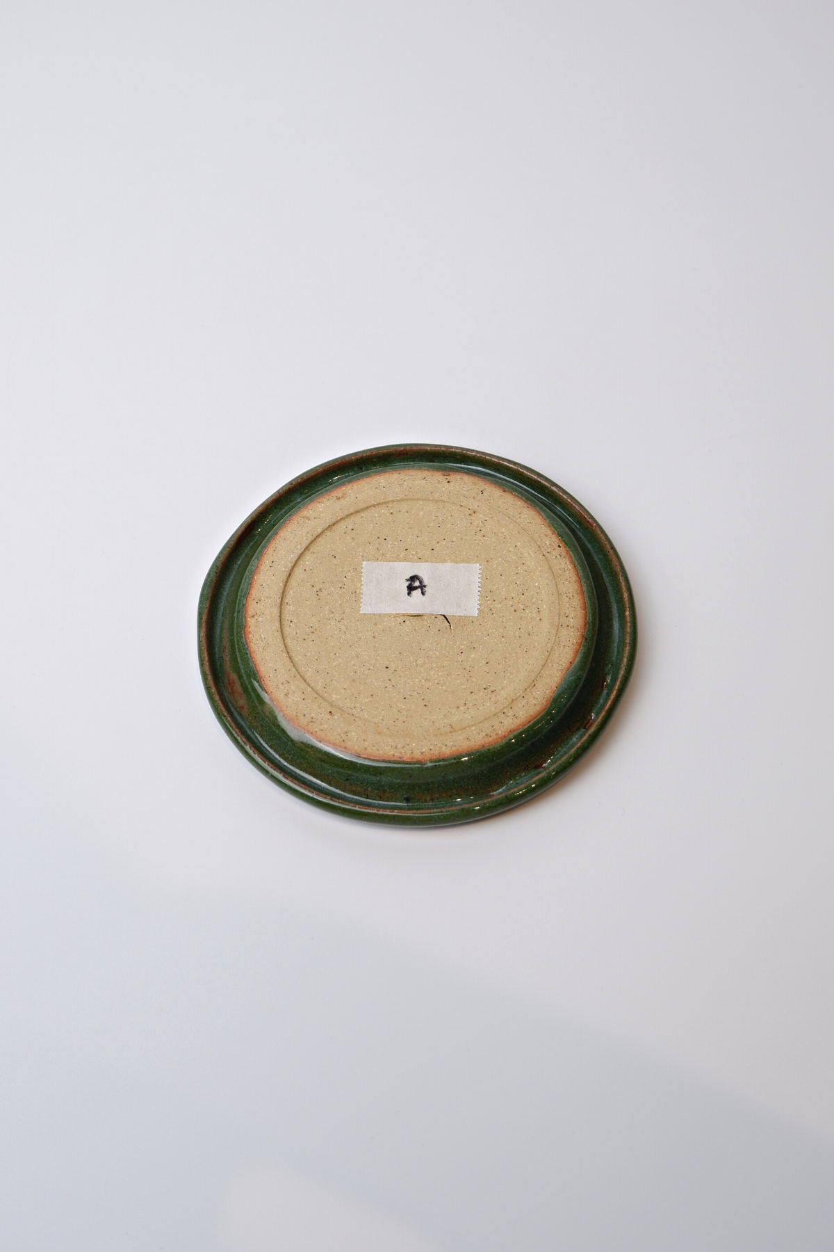 Drop Rim Platito in Emerald (A)